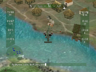 Nuclear Strike 64 (Germany) In game screenshot